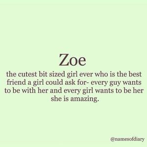 Meet your Posher, Zoe